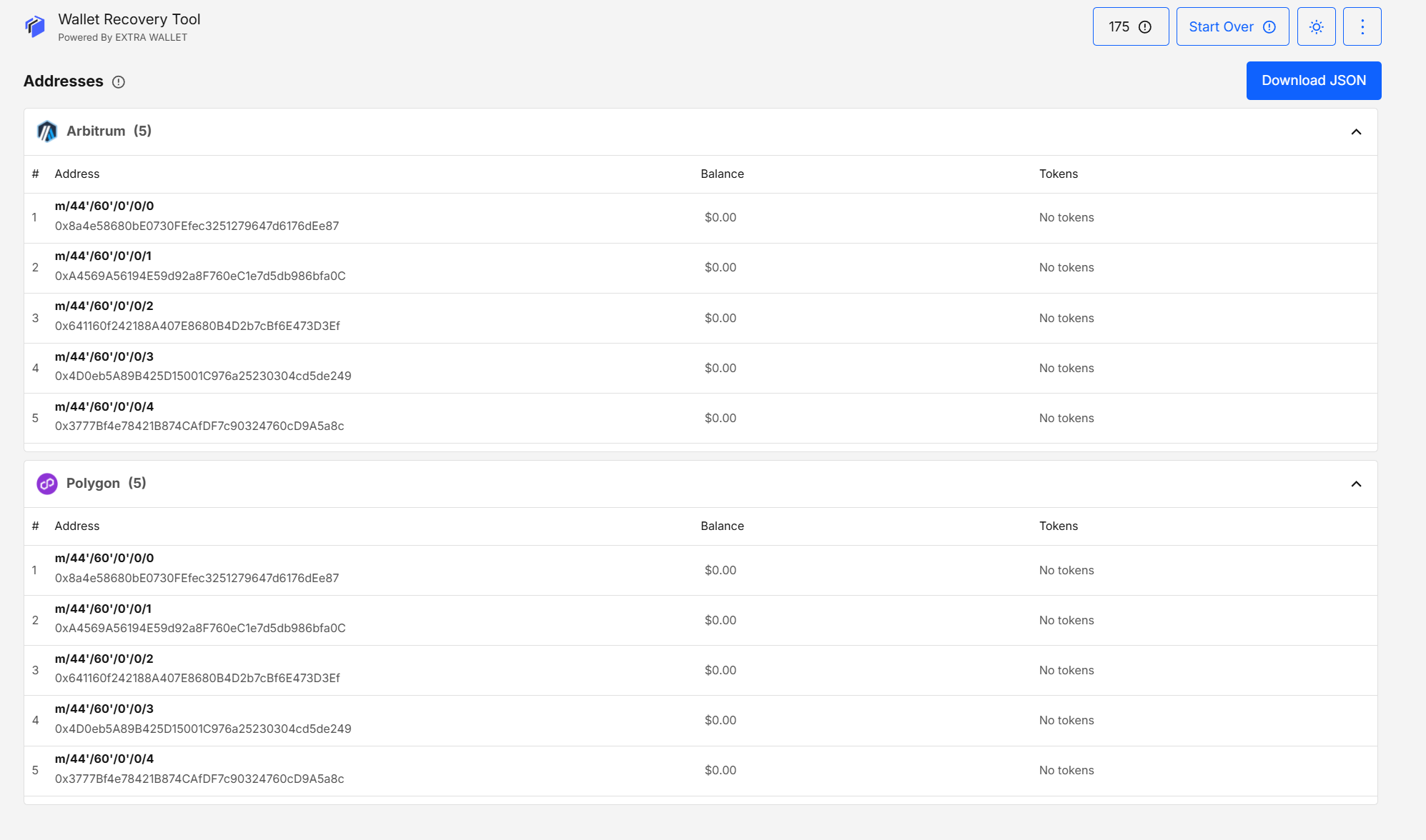 Download scan results
