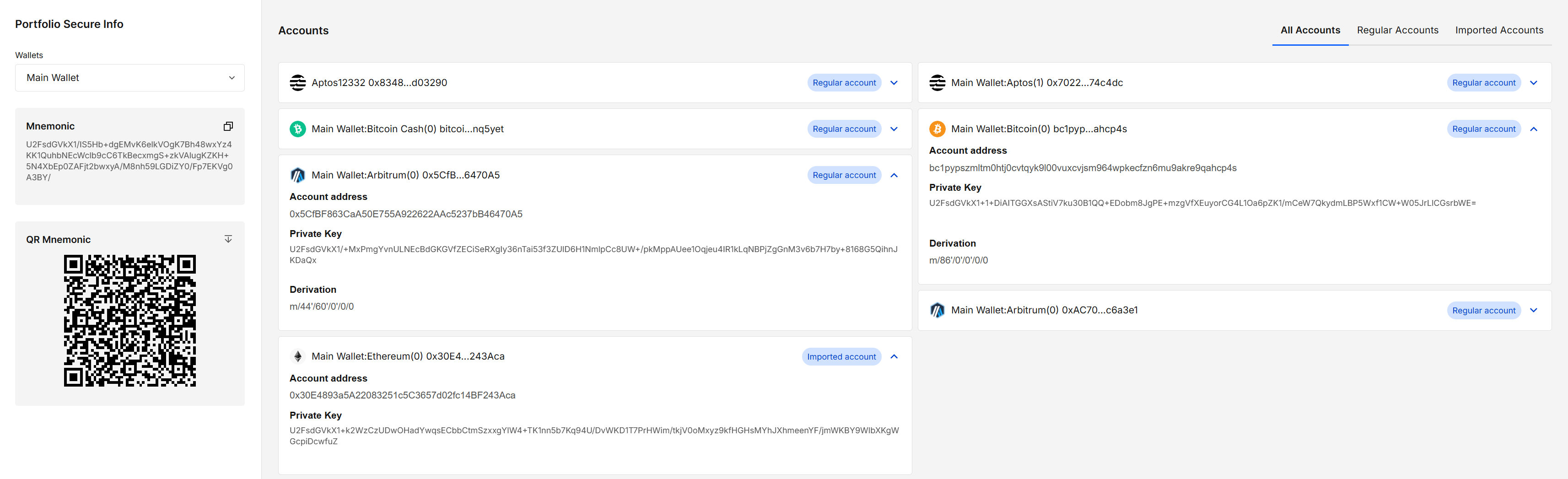 Secure Info overview